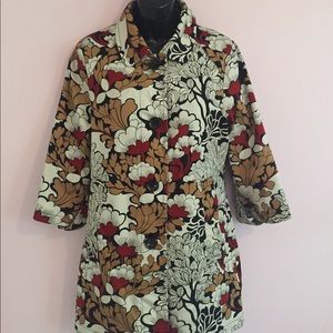Floral spring coat